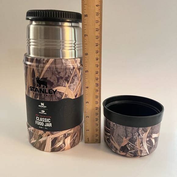 STANLEY Classic Legendary Food Jar 24oz Mossy Oak Hunt Collection Camouflage BPA - Picture 4 of 12